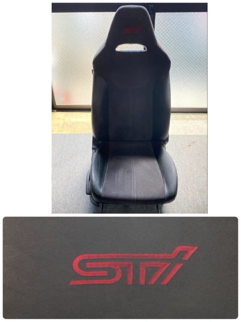 スバル　純正　GRB　インプレッサ　STI　WRX　ハーフレザーシート　運転席　右側