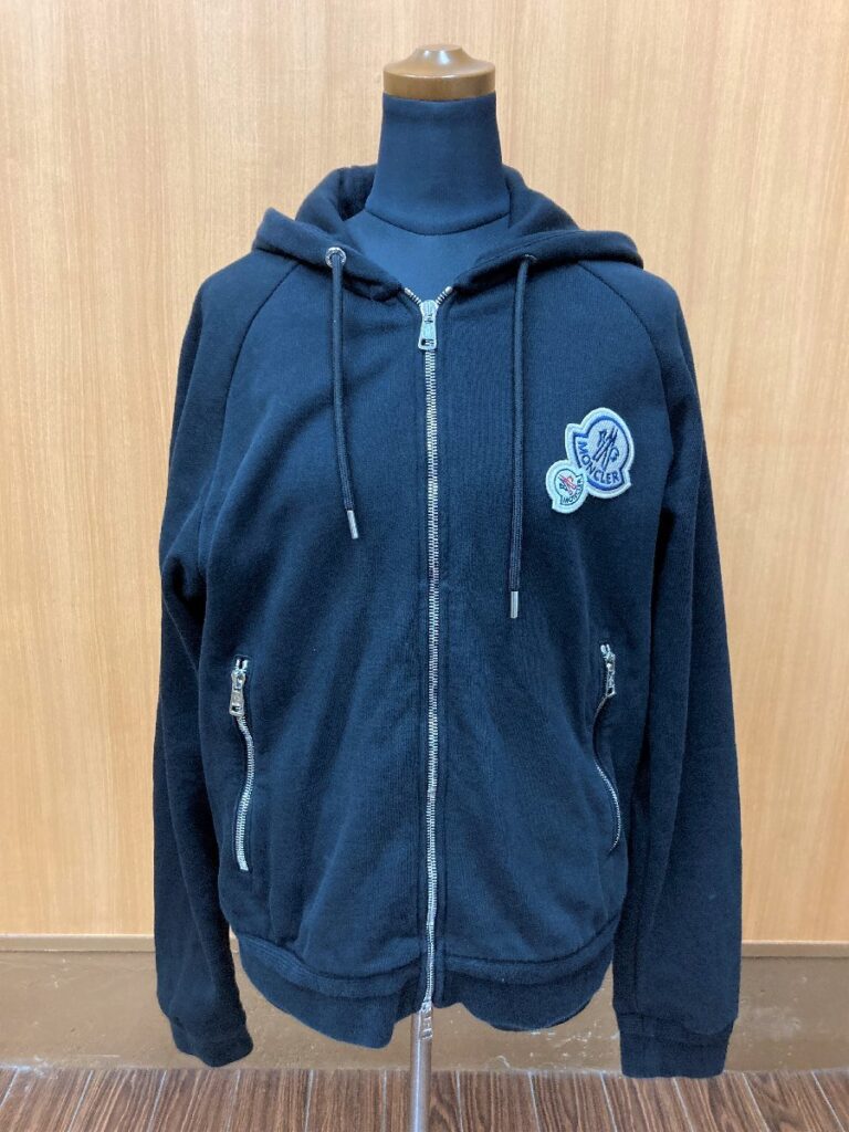モンクレール MONCLER ブラック ジップアップパーカー/M