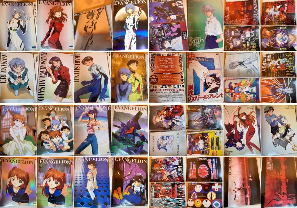 ポスター 40種類 B2サイズ 新世紀エヴァンゲリオン 劇場版 当時物 シト新生 映画 アニメ エヴァ アスカ・ラングレー 大量