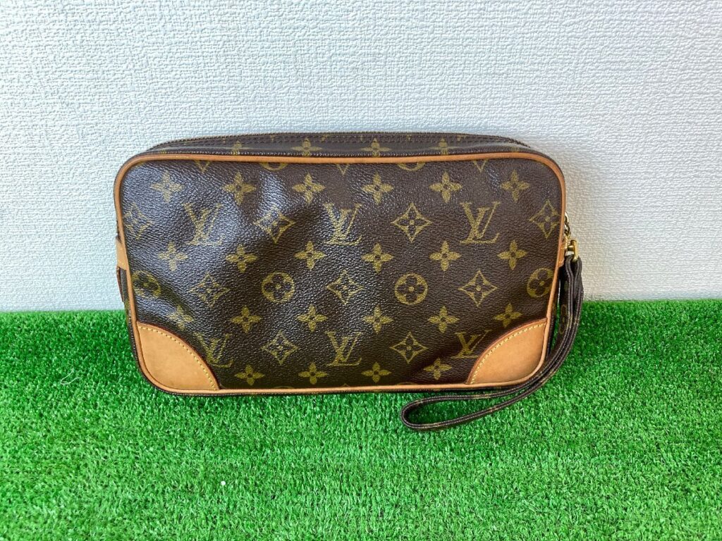 ジャンク品　LOUIS VUITTON　ルイヴィトン　モノグラム　クラッチバッグ　セカンドバッグ　ブラウン系