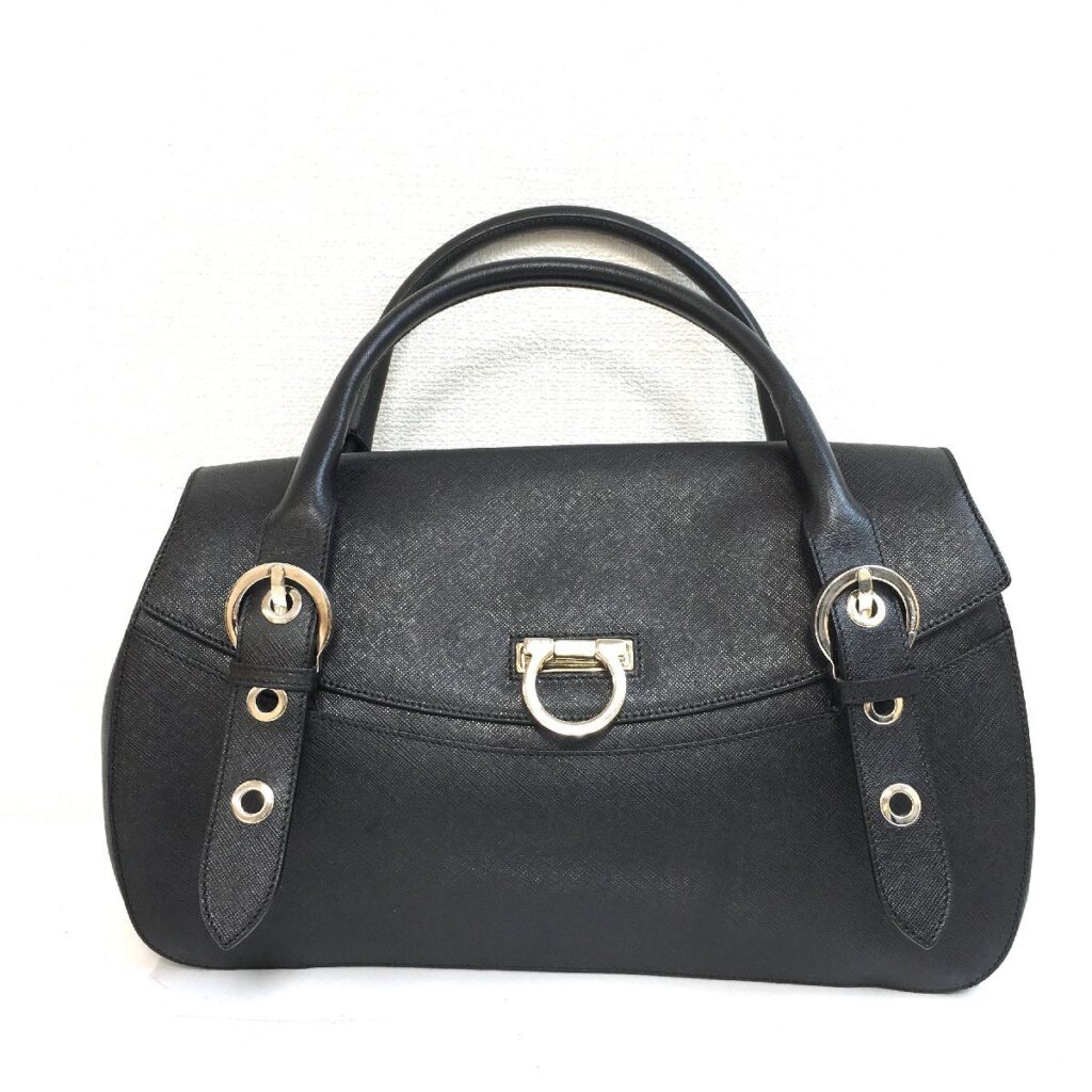 Salvatore Ferragamo AB-21 サルヴァトーレ・フェラガモ ハンドバッグ 　ブラック ブランドバッグ 鞄