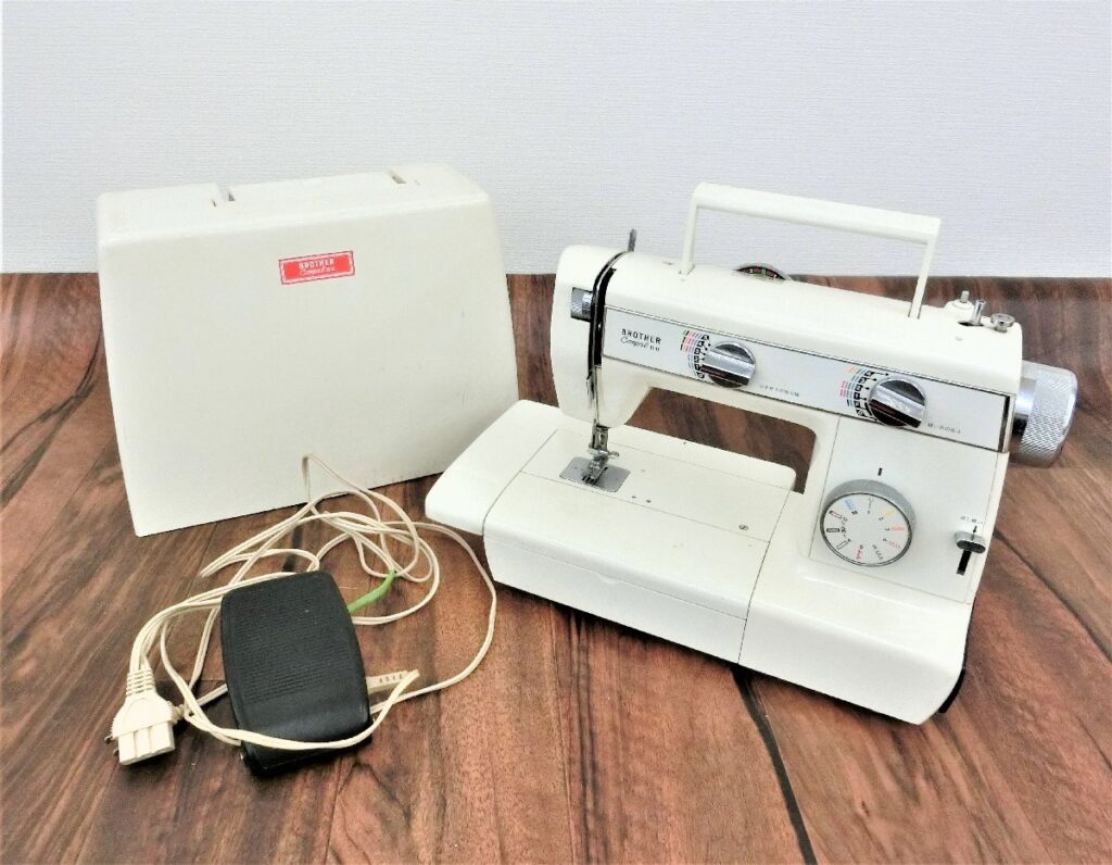 BROTHER COMPAL R-Ⅱ ブラザーミシン コンパル R-2 ケース フットペダル 通電確認済