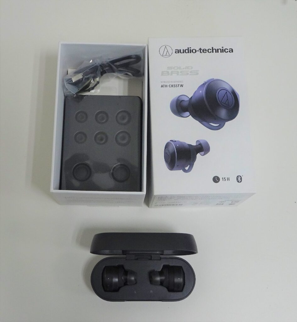 audio-technica オーディオテクニカ ATH-CKS5TW 完全ワイヤレス イヤホン Bluetooth