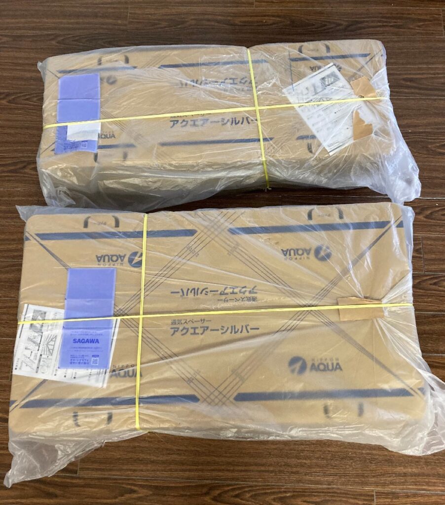 AQUA アクア 通気スペーサー アクエアーシルバー 断熱材 2サイズセット