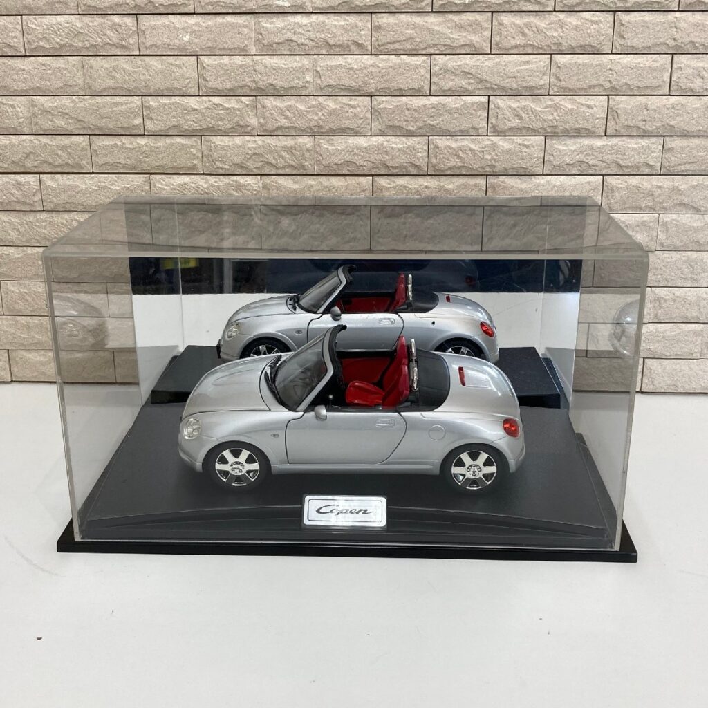Copen ダイハツ DAIHATSU 特注 純正 初代コペン 1/18 L880K シルバー 模型 ミニカー ダイハツ 非売品