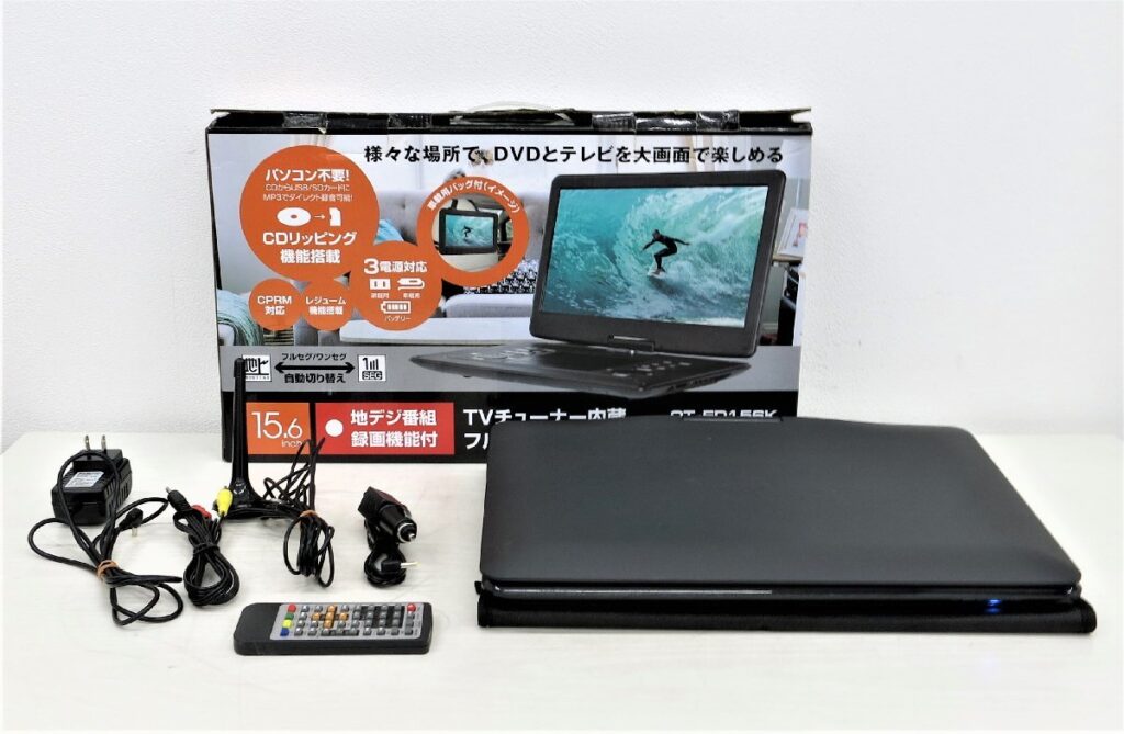 ダイアモンドヘッド 15.6インチ液晶 フルセグポータブルDVDプレーヤー OT-FD156K