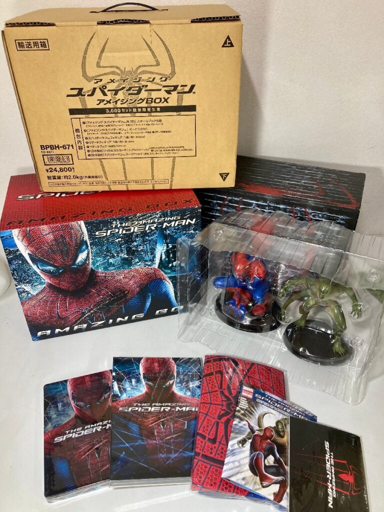 アメイジングスパイダーマン アメイジング BOX 3000セット数量限定生産 Blu-ray フィギュア アメコミ
