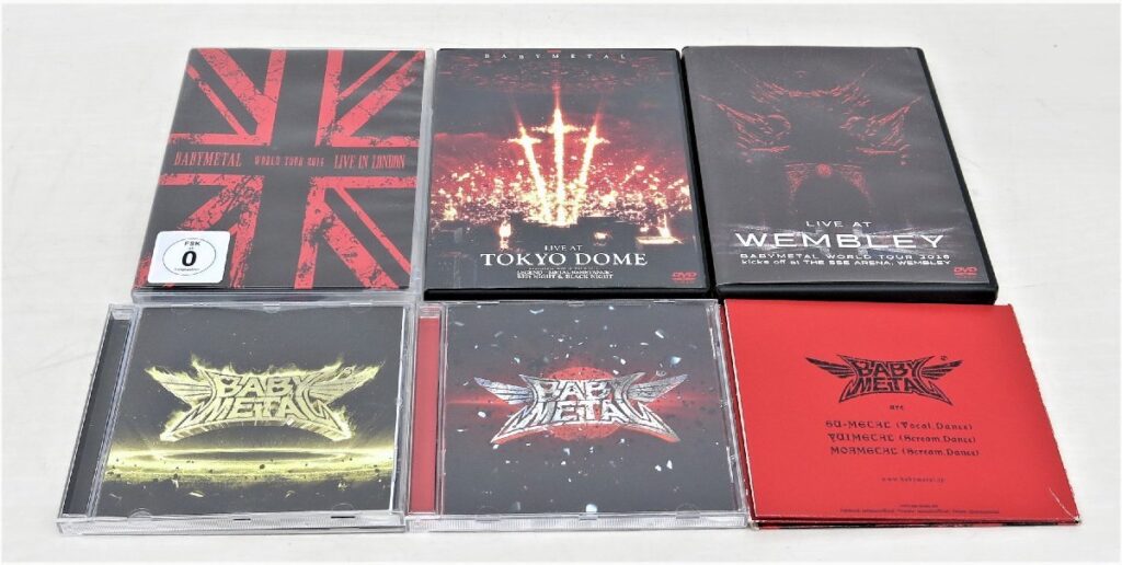 BABY METAL DVD CD まとめ売り METAL RESISTANCE LIVE IN LONDON TOKYO DOME 2014 2016