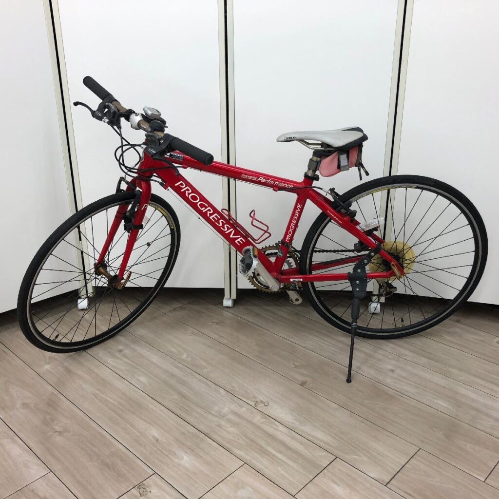 PROGRESSIVE FRD-260 650x25C クロスバイク レッド　プログレッシブ アルミニウム 自転車 赤 ８段階 ギア付き