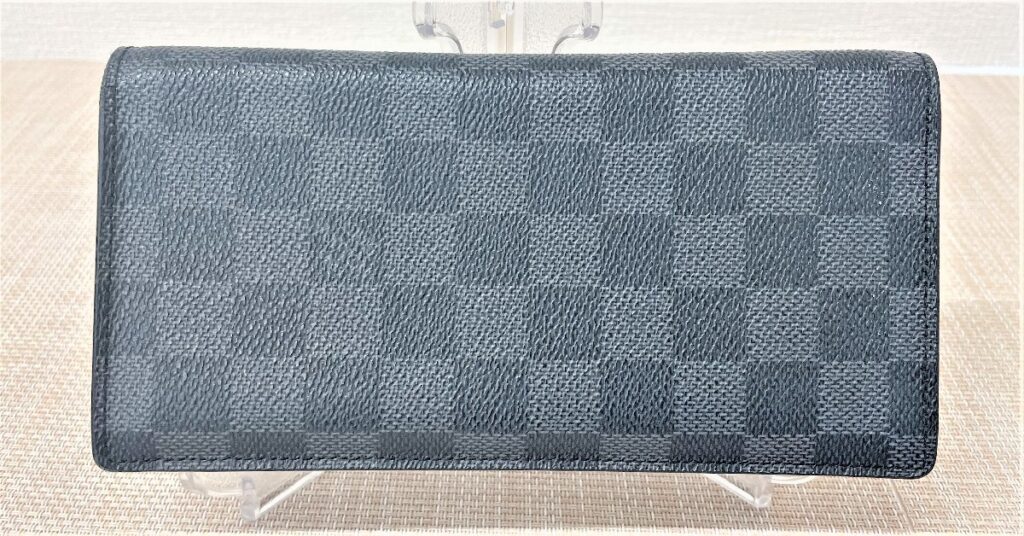 LOUISVUITTON ルイヴィトン ポルトフォイユブラザ ダミエ グラフィット 二つ折り 長財布 黒 ブラック