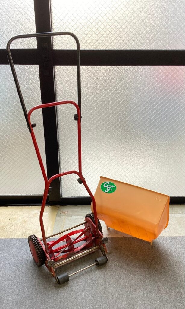 キンボシ　手動式芝刈り機　Golden Star　芝刈機　草刈機　汚れ、傷ありのおかいとり