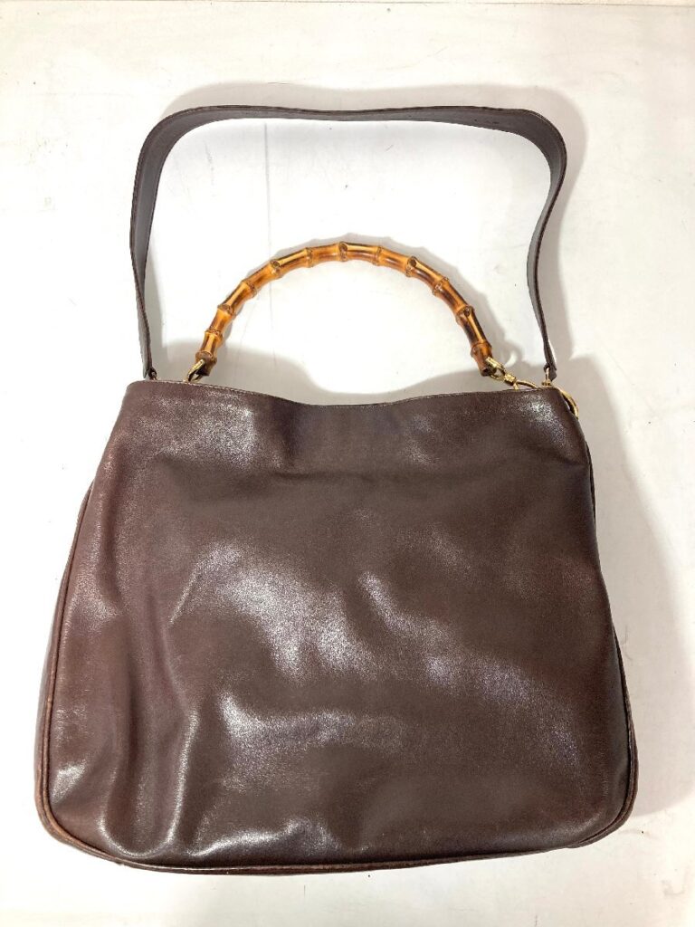 グッチ GUCCI バンブー バッグ ショルダーバッグ レディース レザー ブラウン 2way ハンドバッグ 001・0166・1577
