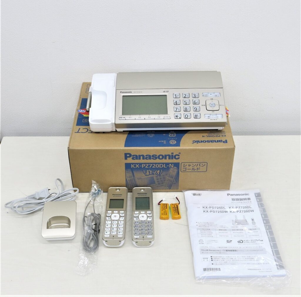 Panasonic パナソニック おたっくす デジタルコードレス FAX機 KX-PZ720-N