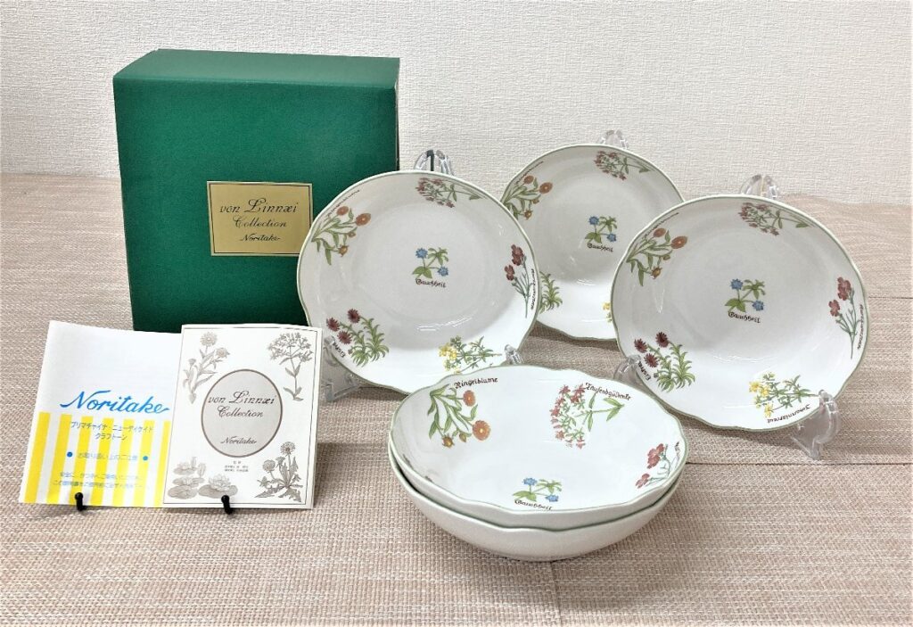 Noritake ノリタケ Linnai Collection リンネコレクション 14cm/ボウル5個セット