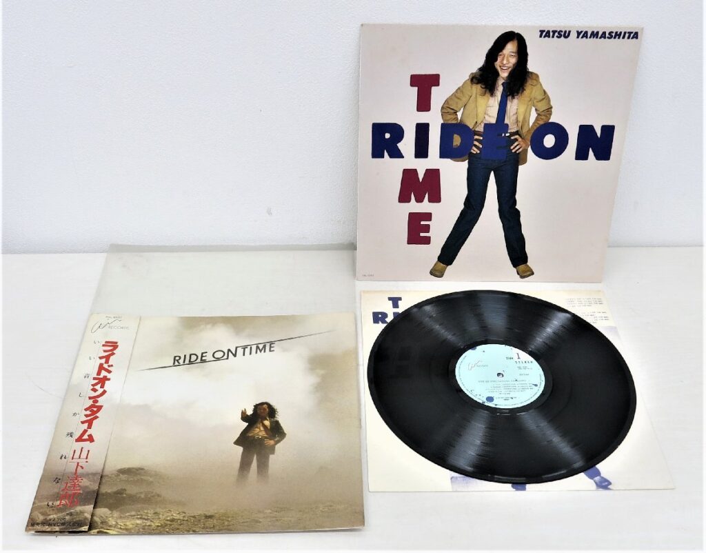 山下達郎 RIDE ON TIME 帯 スリーヴ付き ライド・オン・タイム LPレコード RAL-8501