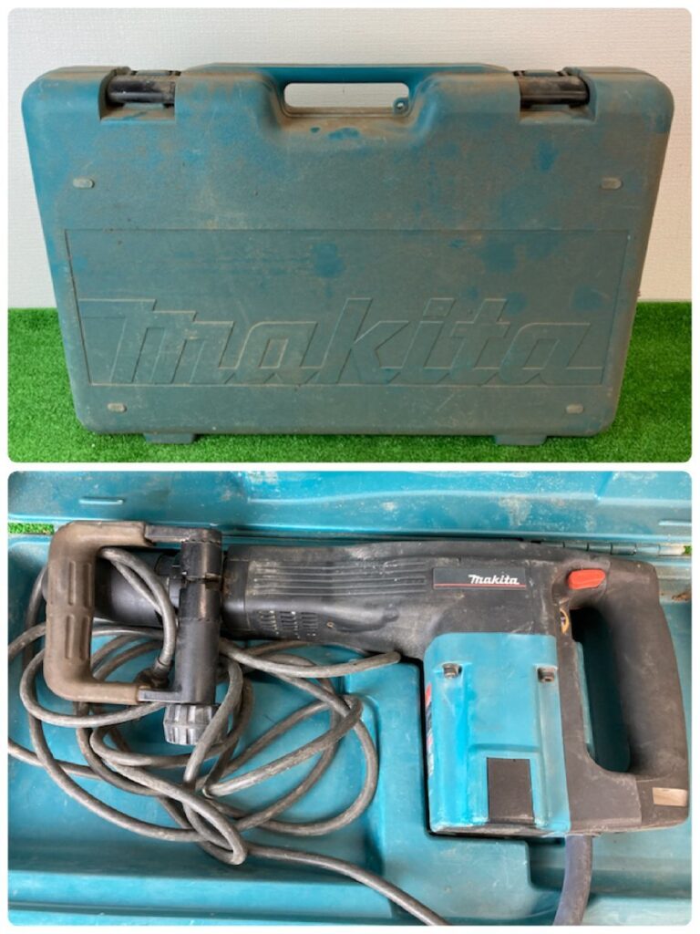 簡易通電動作確認済　makita　マキタ　電動ハンマ　HM1100C　100V　1050W　ケース付き　電動工具