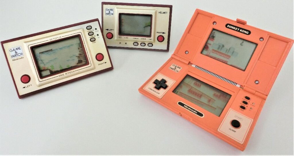 GAME＆WATCH ゲームウォッチ DK-52 DONKEY KONG CN-07 OC-22 オクトパス 通電確認済み