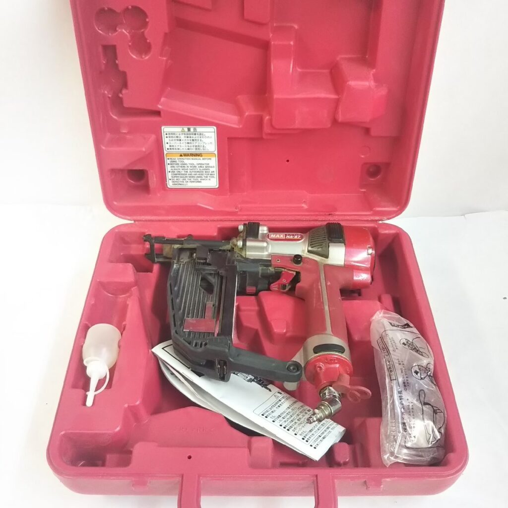 MAX マックス スーパーネイラ HA-57 動作未確認 ケース入り 釘打ち機