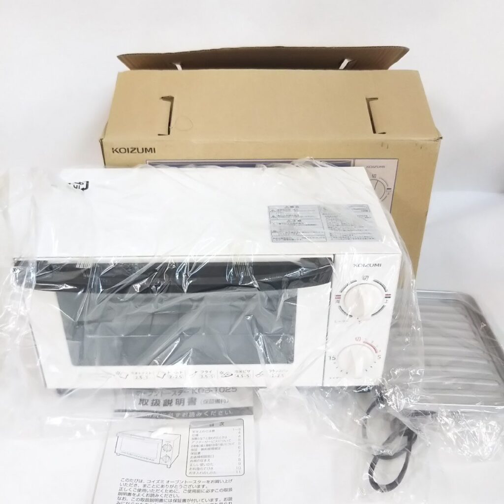 未使用 KOIZUMI コイズミ オーブントースター KOS-1025 現状品