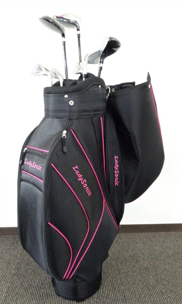 LADYSONIC レディソニック ゴルフセット 右利き ゴルフクラブセット ゴルフバッグ付 クラブ未使