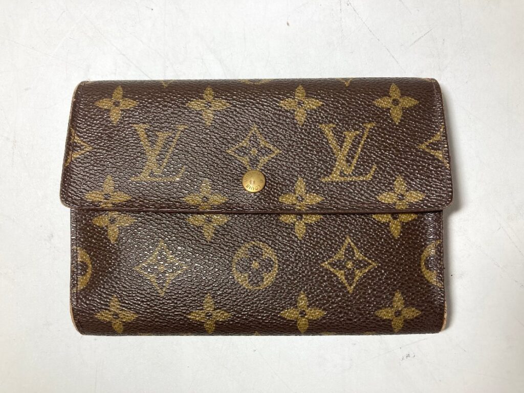 ルイ・ヴィトン LOUIS VUITTON ヴィトン モノグラム ポルトトレゾール パピエ 財布 三つ折り財布 ウォレット コインケース