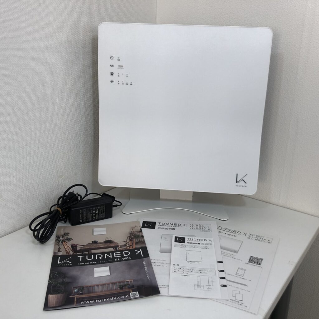 カルテック 光触媒 除菌脱臭機 KL-W01 ターンド・ケイ 通電確認済み 空気清浄機 ウイルス対策 壁掛タイプ 脱臭
