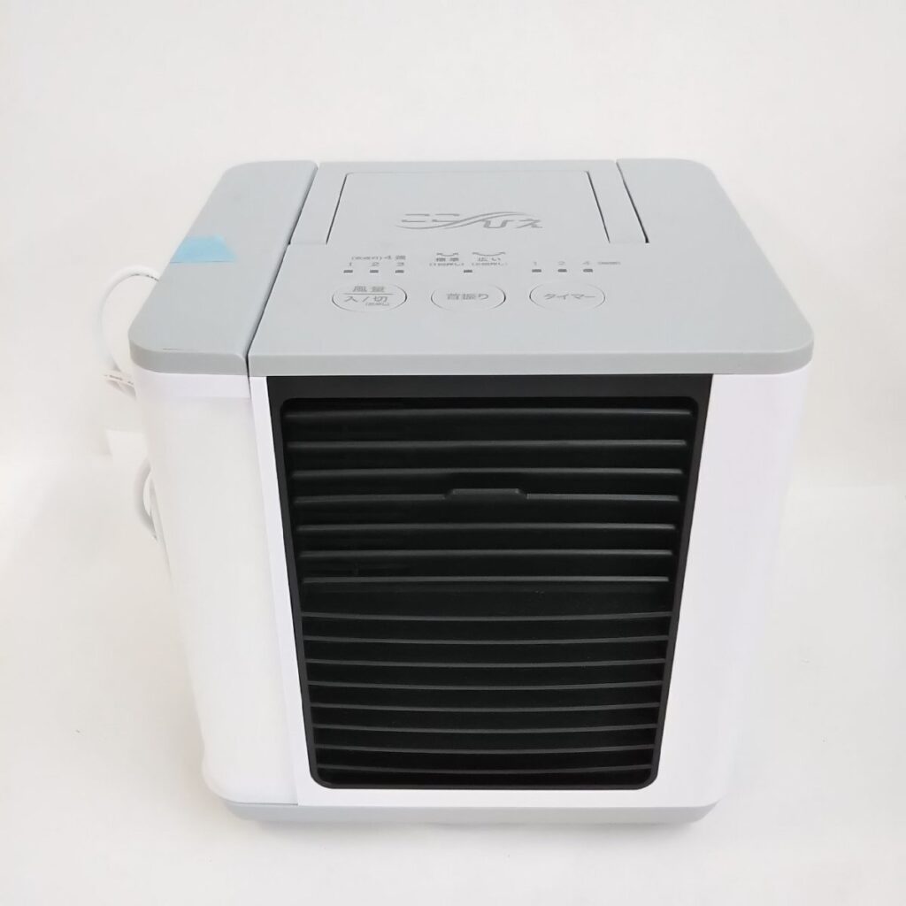 動作品 ここひえ R4 22013-J 卓上冷風機 扇風機 現状品