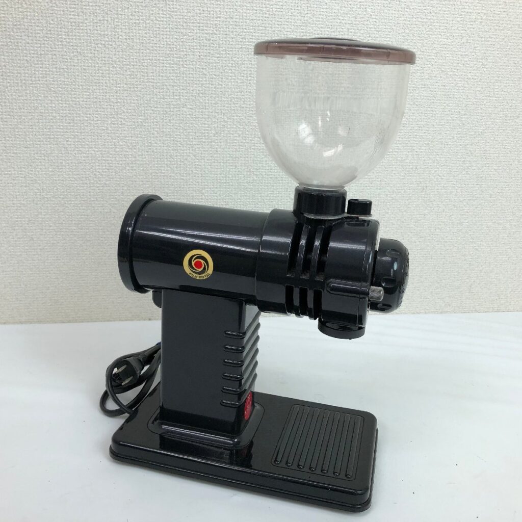 フジローヤル FUJI ROYAL コーヒーミル みるっこ R-220　GEELM-130 通電・動作確認 業務用 ブラック レトロ 当時物