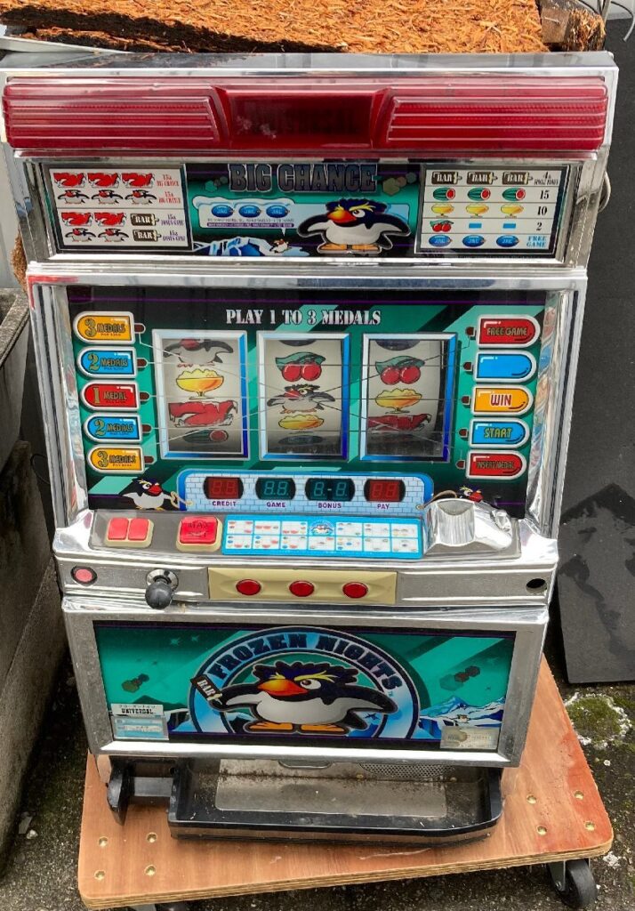 ジャンク品　レトロ　フローズンナイツ　パチスロ　スロット実機