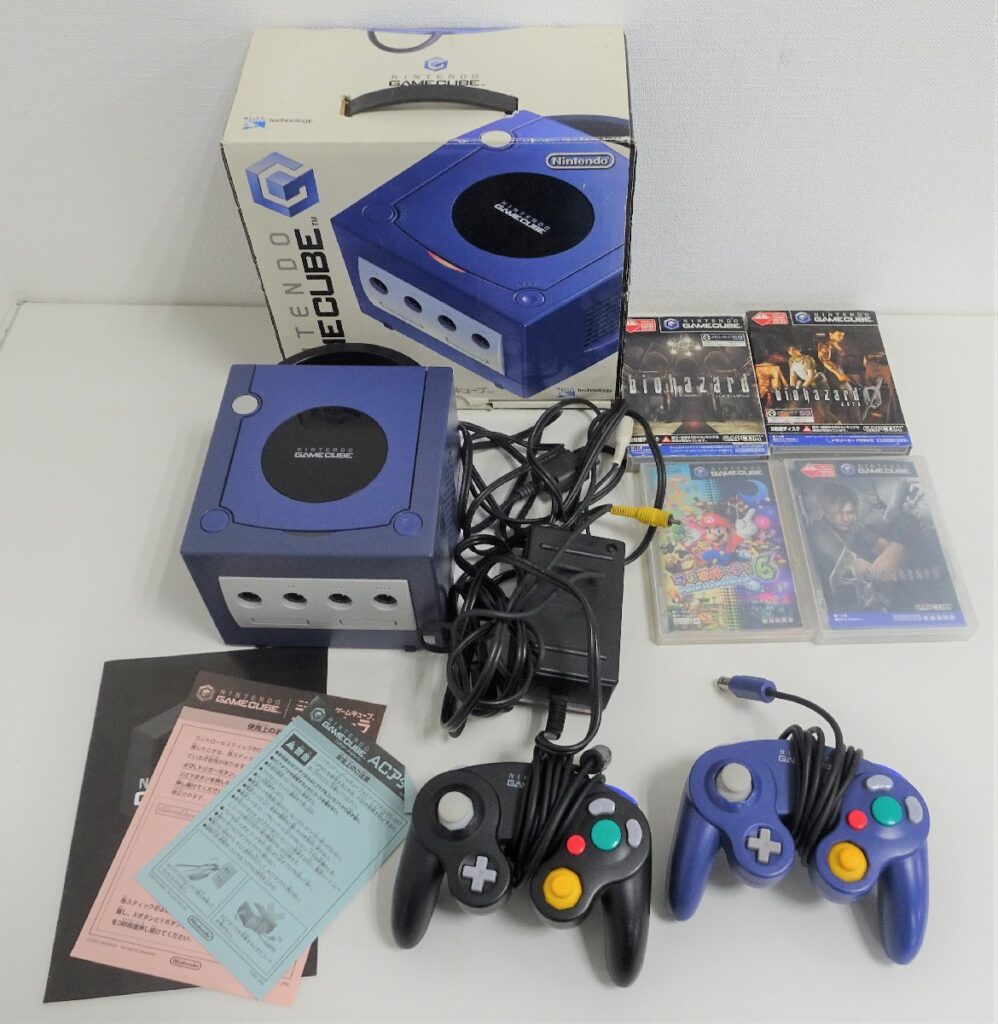 NINTENDO GAMECUBE ニンテンドー 任天堂 ゲームキューブ 本体 ソフト セット バイオハザード マリオパーティ6 他
