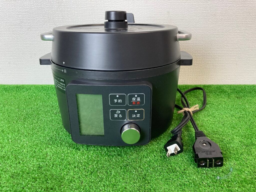 IRIS OHYAMA　アイリスオーヤマ　電気圧力鍋　電気調理鍋　KPC-MA2-B　2019年製　家庭用　呼び容量2.2L　通電確認のみ