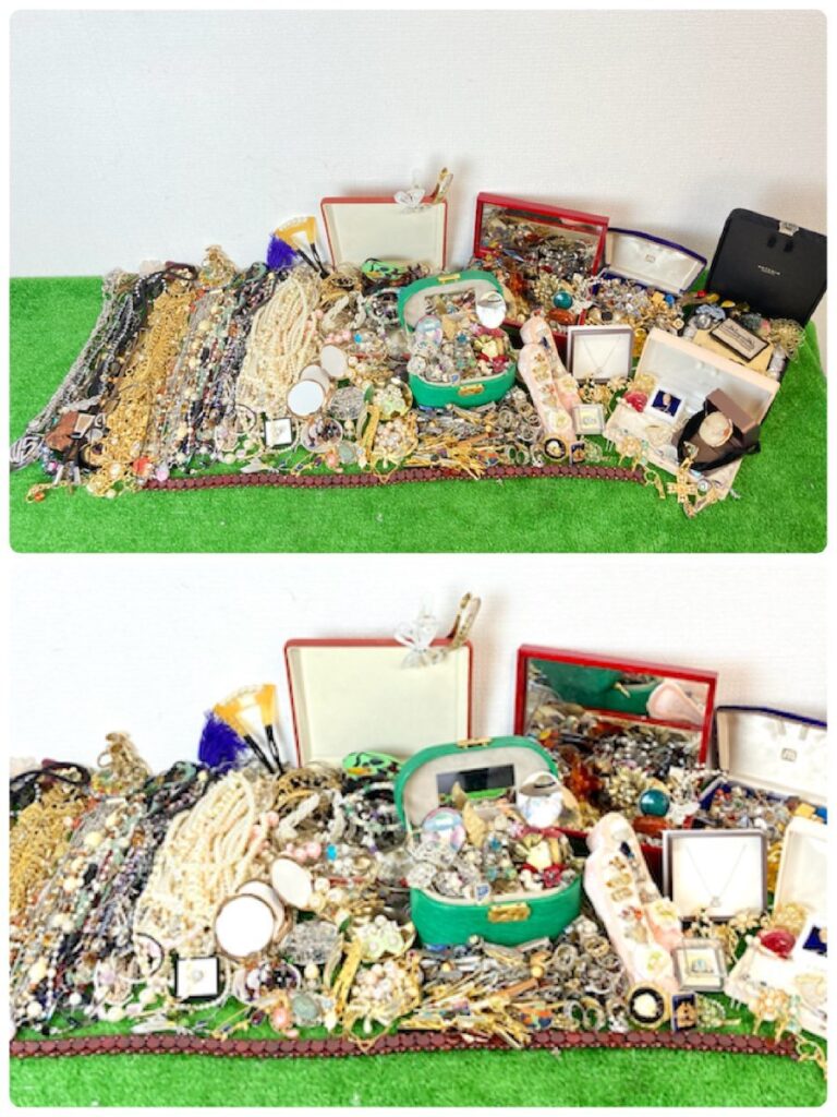 イミテーション　イヤリング　ネックレス　指輪　ブローチ　髪飾り　ブレスレット他　レディース　メンズ　まとめ