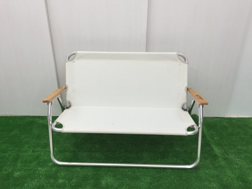 CAPTAIN STAG ベンチ アルミ 背付き