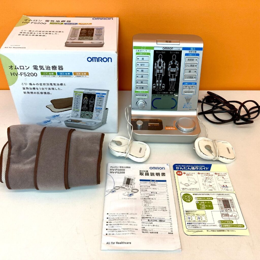 OMRON オムロン 電気治療器 HV-F5200 マッサージ器 低周波・温熱組み合わせ家庭用医療機器 ヘルスケア
