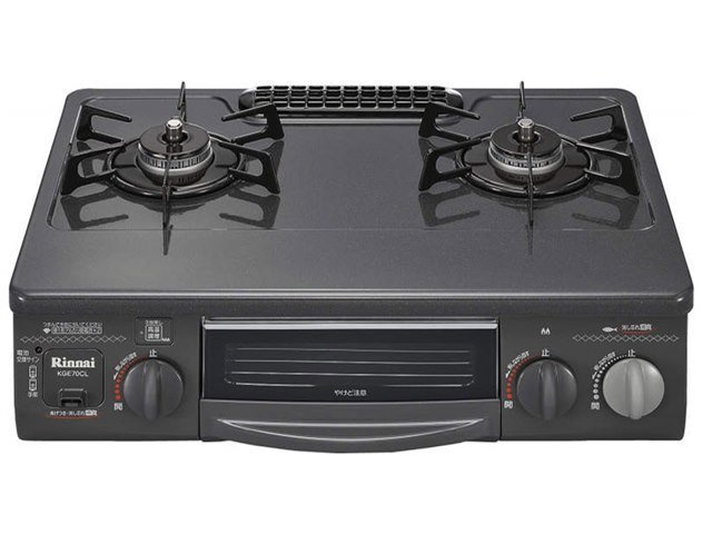 未使用品　Rinnai　リンナイ　ガスコンロ　KGE70CL　ガステーブル　都市ガス　家電　コンロ