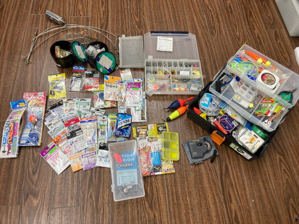 釣り具まとめ 新品含む釣り具セット おもり 糸 浮き等 多数