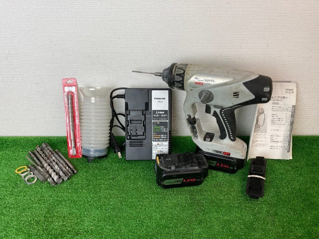 Panasonic　パナソニック　14.4V　充電マルチハンマードリル　EZ78A1　バッテリー２個　簡易動作確認のみ