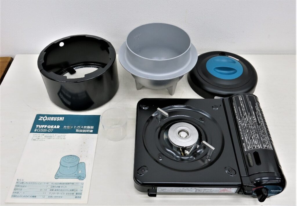 ZOJIRUSHI 象印 TUFF GEAR カセットガス炊飯器 GSB-07 4合炊き