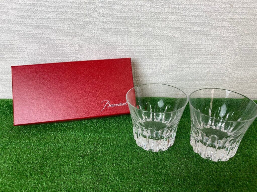 Baccarat　バカラ　エトナ　オールドファッショングラス　ロックグラス　ペア　タンブラー　2客　クリスタル
