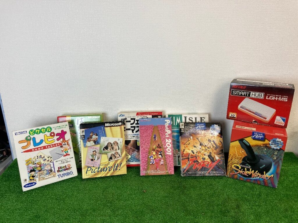 動作未確認　PC　パソコン　CD-ROM　PCソフト　まとめ売り　全9点　マイクロソフト　PCゲーム　Windows