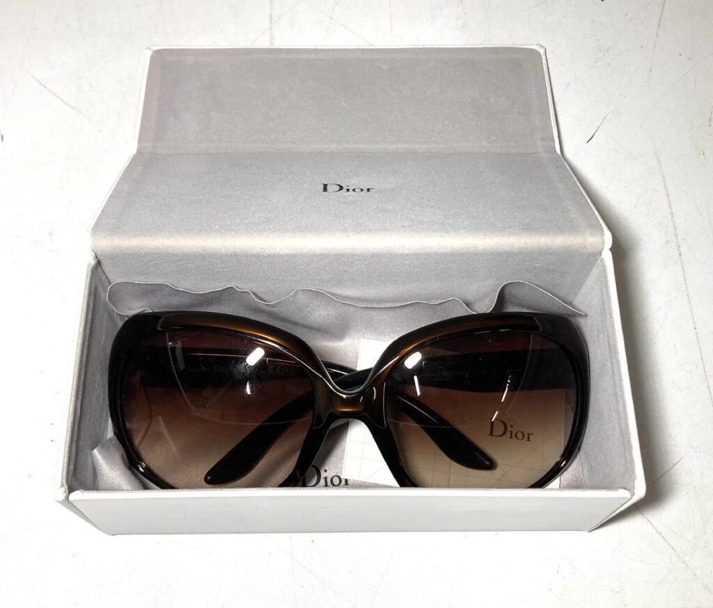 Dior ディオール レディディオール サングラス メガネ ChristianDior DiorGLOSSY 62□20 125 ブラウン グラス