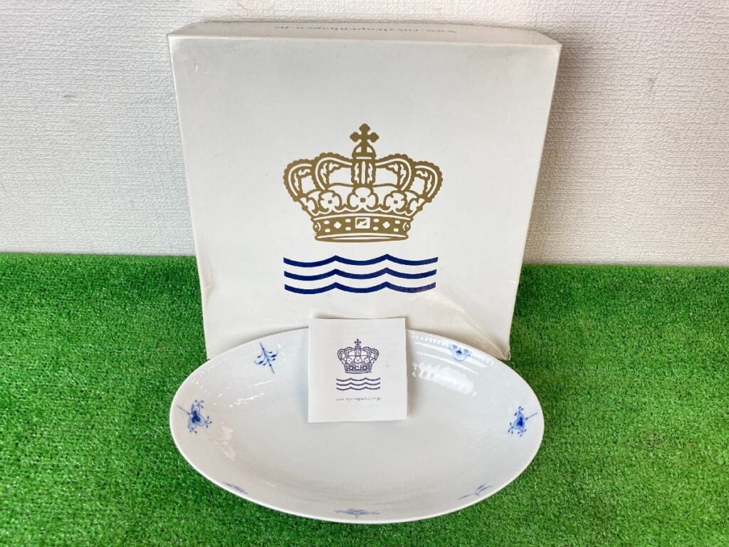 ROYAL COPENHAGEN　ロイヤルコペンハーゲン　ブルーパルメッテ　ブロッサム　オーバル　プレート　皿　27ｃｍ