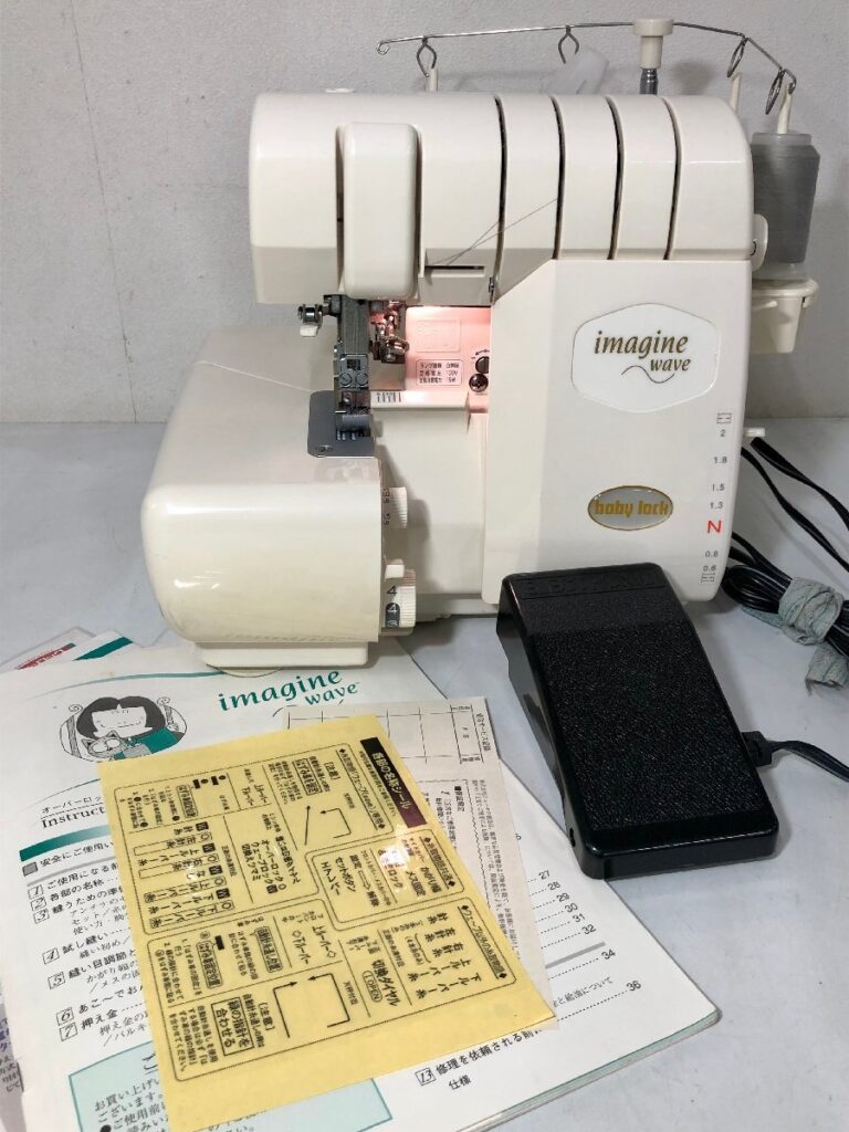 JUKI ジューキ baby lock NO.371958 imaginewave ベビーロックミシン フットコントローラー付き 動作確認済み