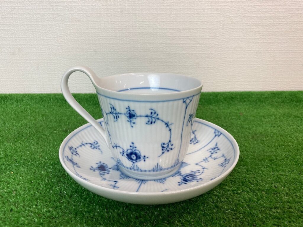 ロイヤルコペンハーゲン　ブルーフルーテッド　プレイン　カップ＆ソーサー　1脚　コーヒーカップ　洋食器