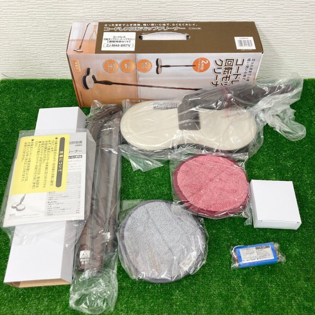 シー・シー・ピー コードレス回転モップクリーナー ZJ-MA8-BR 電動モップ 回転式モップ