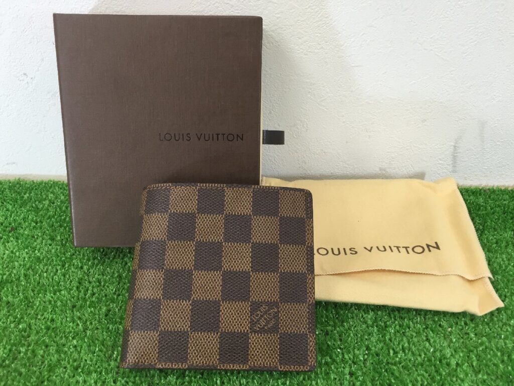 LOUIS VUITTON ルイヴィトン ダミエ 二つ折り財布 ポルトフォイユマルコ