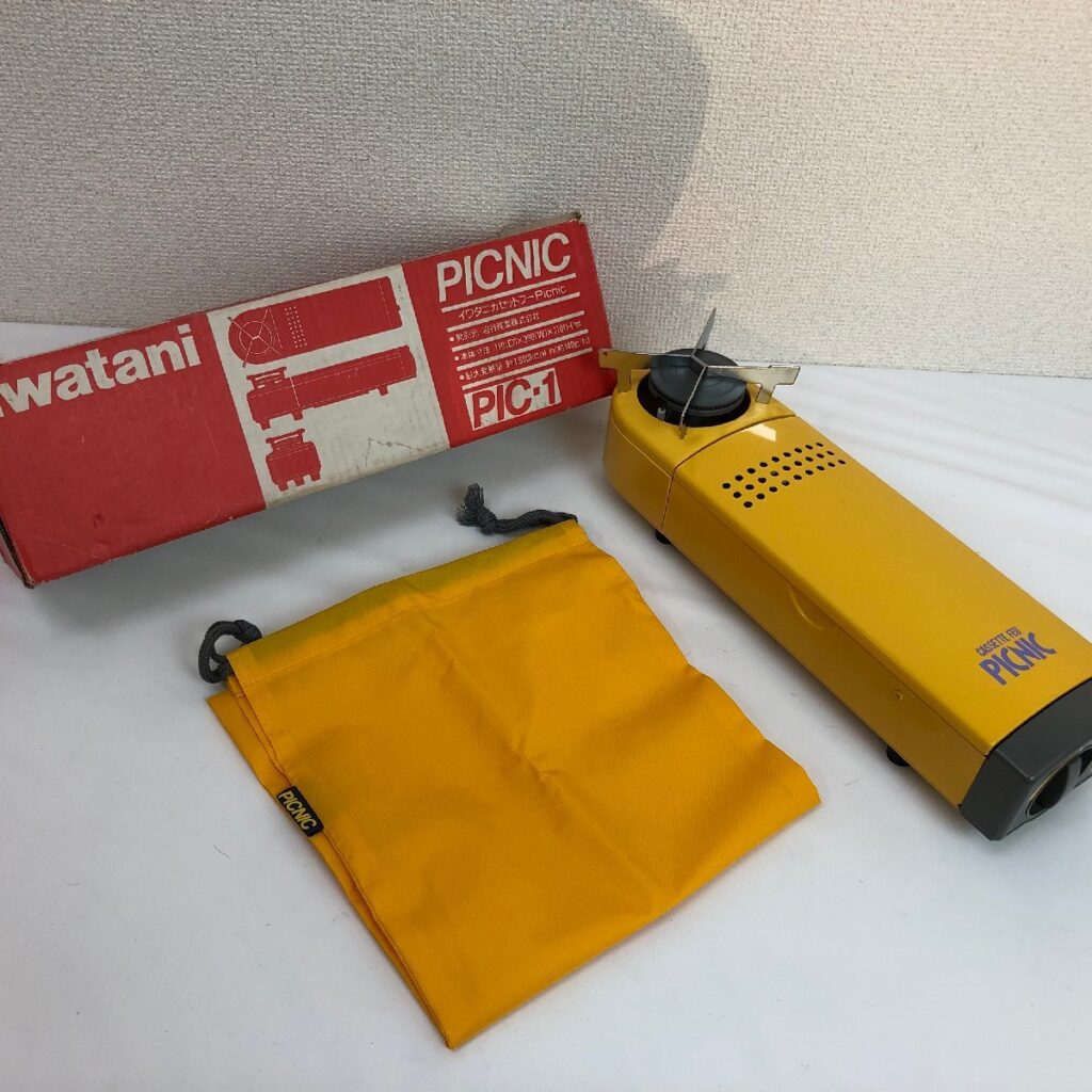 Iwatani イワタニ カセットフー PICNIC PIC-1　ピクニック カセットボンベ キャンプ アウトドア 岩谷 黄色 イエロー