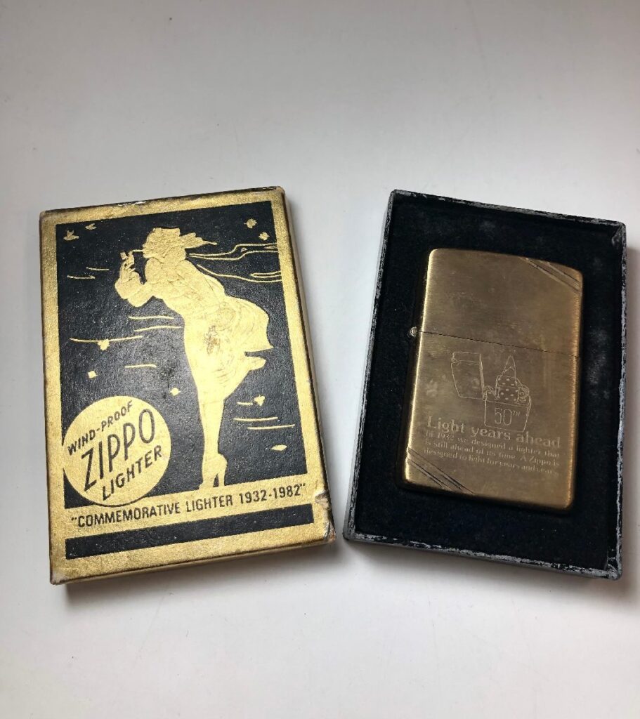 Zippo ジッポ ジッポライター ジッポー 50th Light years ahead ダイアゴナルライン 1982年製 LPL ライター COMMEMORATIVE