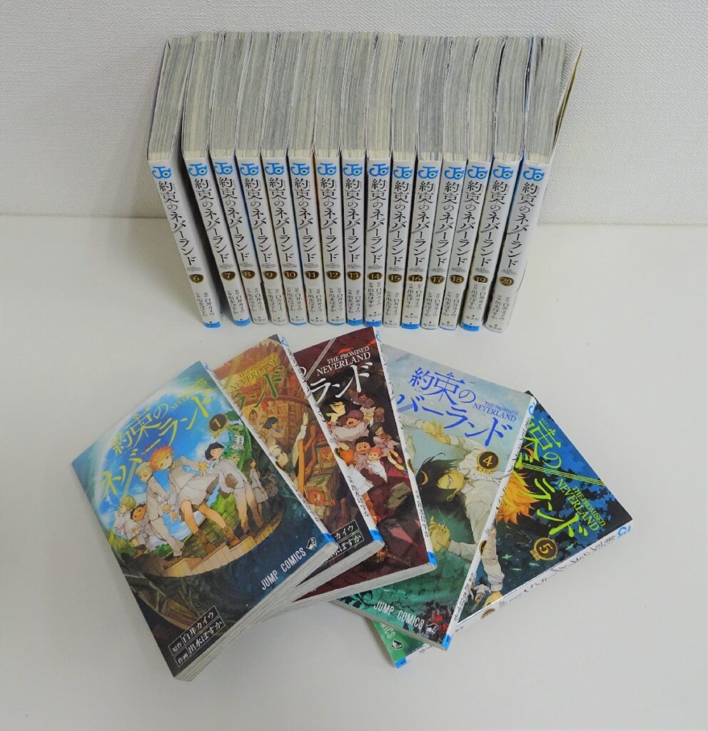 約束のネバーランド　１～２０巻　全巻セット　漫画　ジャンプコミックス　集英社　白井カイワ　出水ぽすか