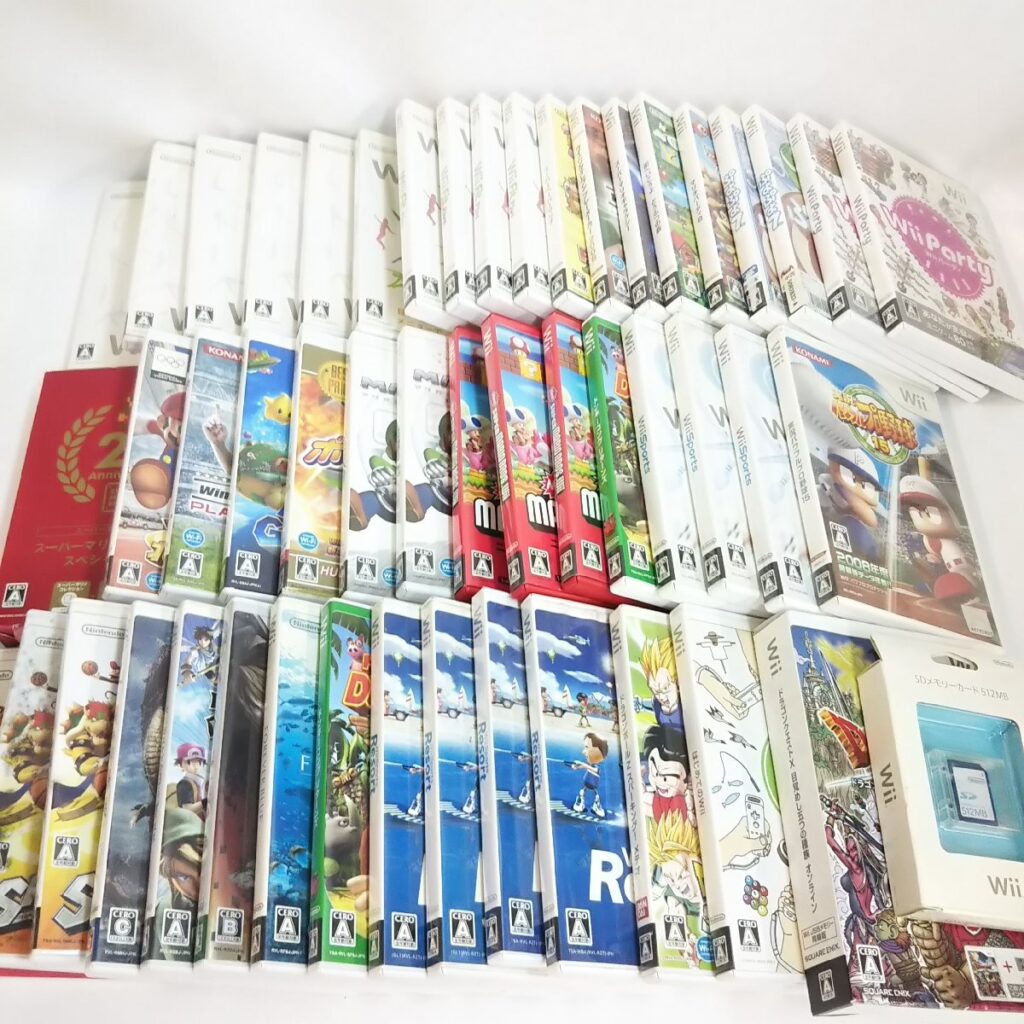 大量 Wii ソフトいろいろまとめて 動作未確認 タイトル 現状品